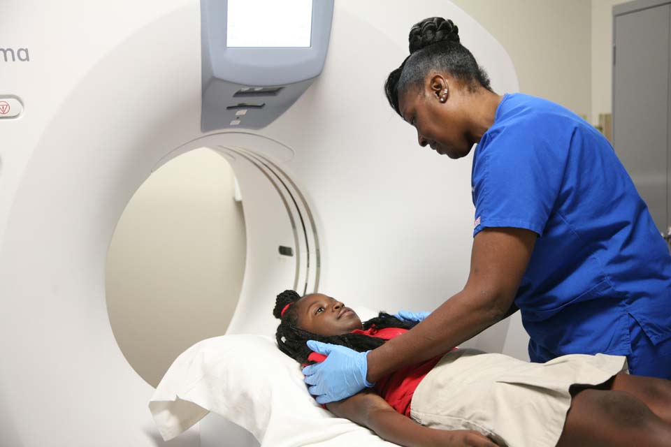 ct scan patient with antoinette